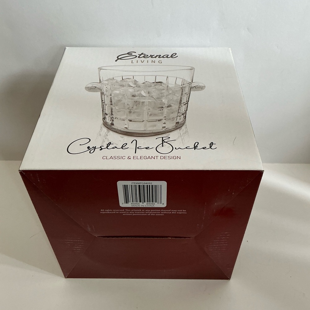 Crystal Ice Bucket - Clear